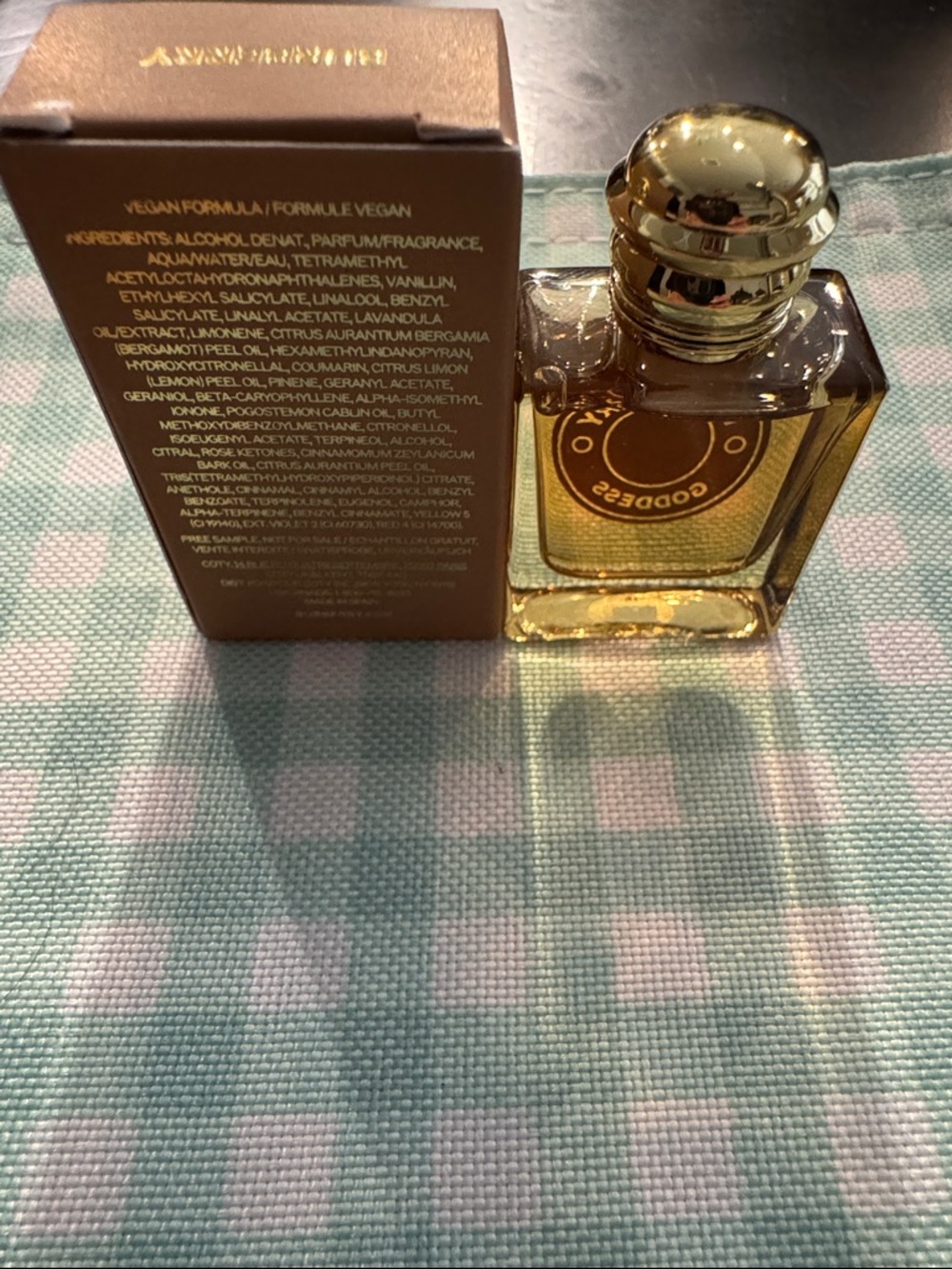 Burberry Goddess Mini Bottle in Amber and Gold mini dab on - Picture 3 of 3